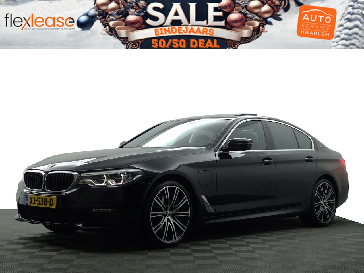 BMW 5-serie - 530e iPerformance M Sport Aut- Schuifdak, Memory, 360 Camera, Stuur/Stoelverwarming, Sfeer - AutoWereld.nl