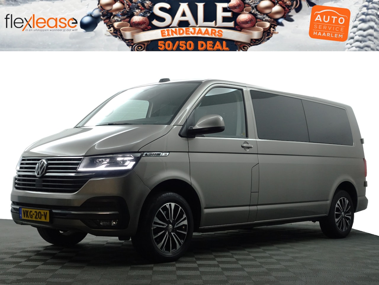 Volkswagen Transporter - 2.0 TDI Euro 6 L2 Bulli Aut- Dubbele Cabine, 5/6 Pers, Virtual Cockpit, Xenon Led, Bearloc - AutoWereld.nl