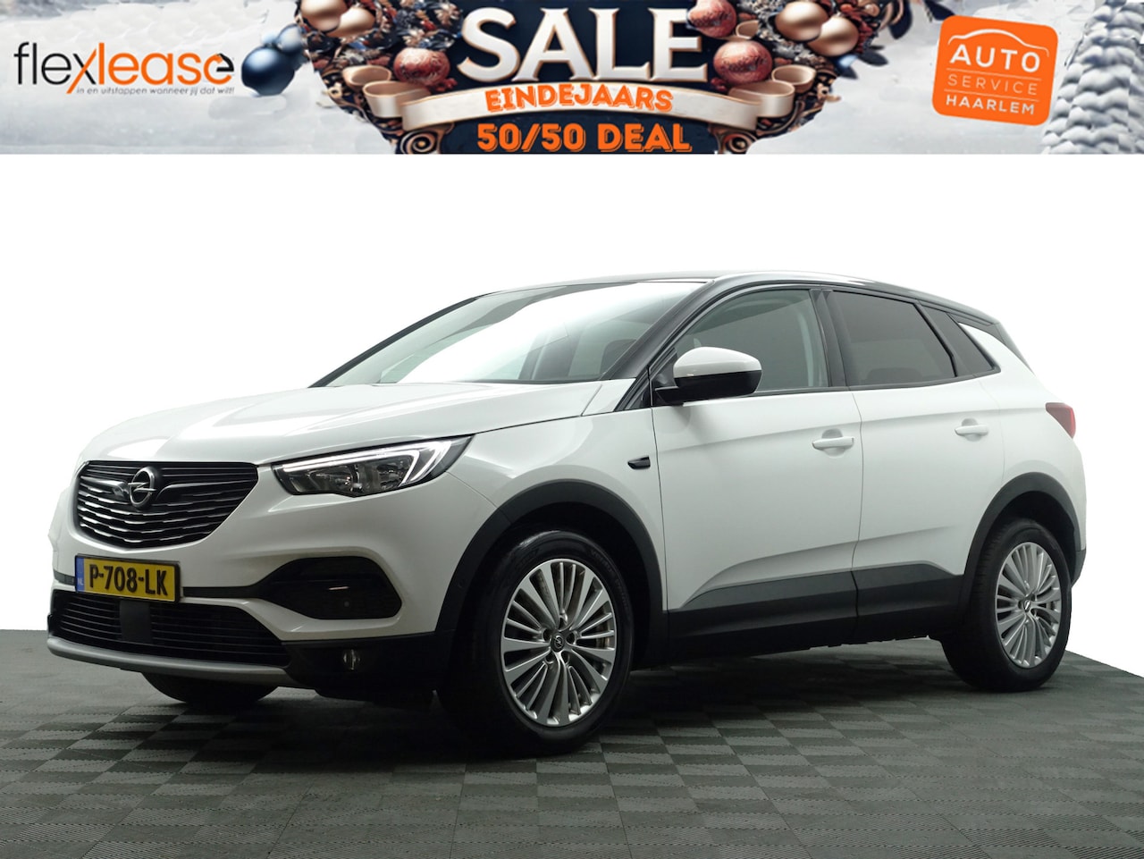 Opel Grandland X - 1.2 Turbo Ultimate Aut- Two Tone, Carplay, Park Assist, Lane Assist, Sfeerverlichting, Led - AutoWereld.nl