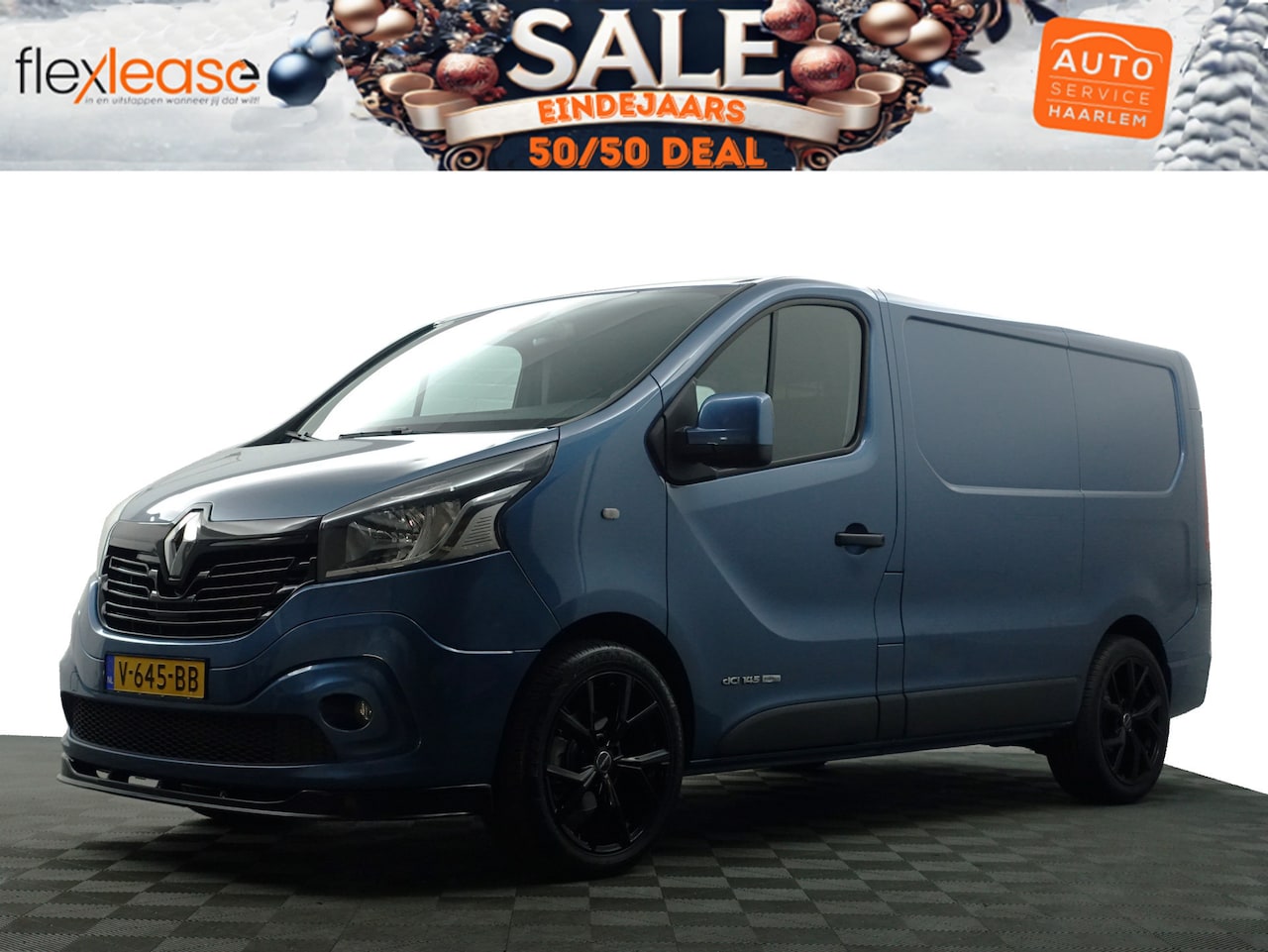 Renault Trafic - 1.6 dCi Euro 6 T29 Sportline- Camera, Lier, park Assist, Cruise, Clima, Navi, Grijs Kentek - AutoWereld.nl