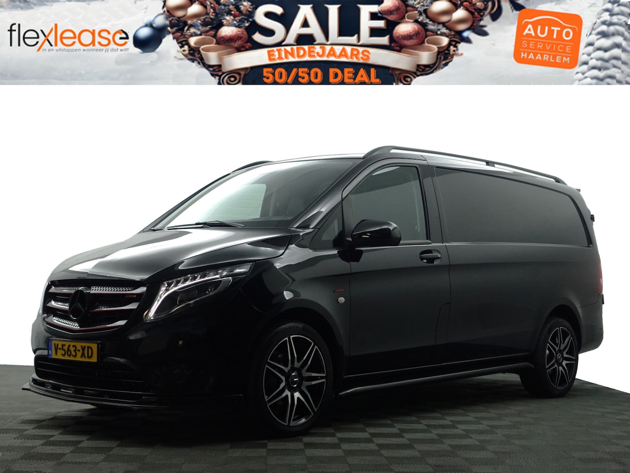 Mercedes-Benz Vito - 114 CDI Lang AMG Night Edition Aut- Design Leder, Xenon Led Matrix, Sidebars, Park Assist, - AutoWereld.nl