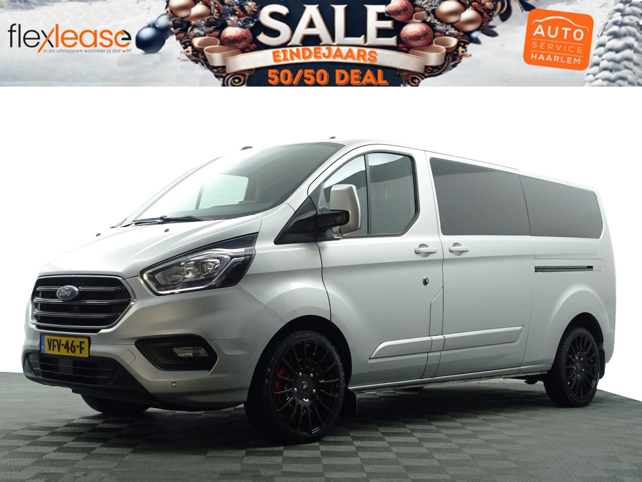 Ford Transit Custom - 300 2.0 TDCI Euro 6 L2 Sport Aut- 3 Pers, 2x Schuifdeur, Ada Cruise, Xenon Led, Stoelverwa - AutoWereld.nl