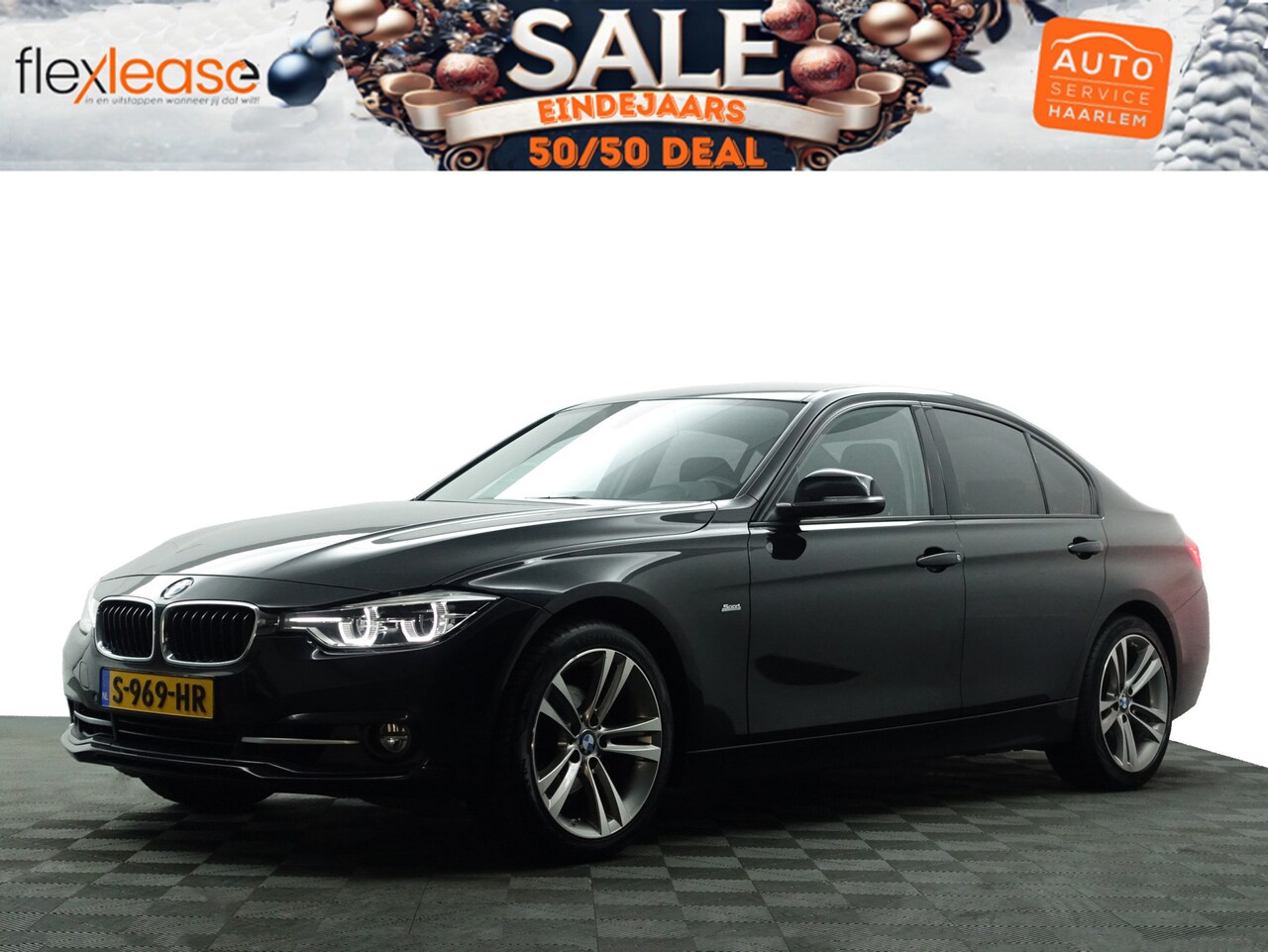 BMW 3-serie - 318i High Executive Aut- Xenon Led, Sport Interieur, Standkachel, Sfeerverlichting, Park A - AutoWereld.nl