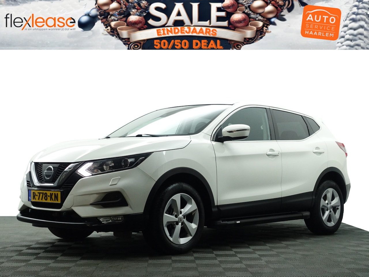 Nissan Qashqai - 1.2 Business Edition- Treeplanken, 360 Camera, Led, Sfeerverlichting, Stoelverwarming, Lan - AutoWereld.nl