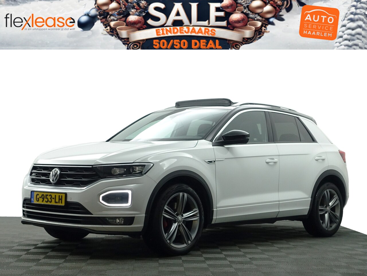 Volkswagen T-Roc - 1.5 TSI R Line Aut- Two Tone, CarPlay, Panoramadak, Dynamic Select, Xenon Led, Sfeerverlic - AutoWereld.nl