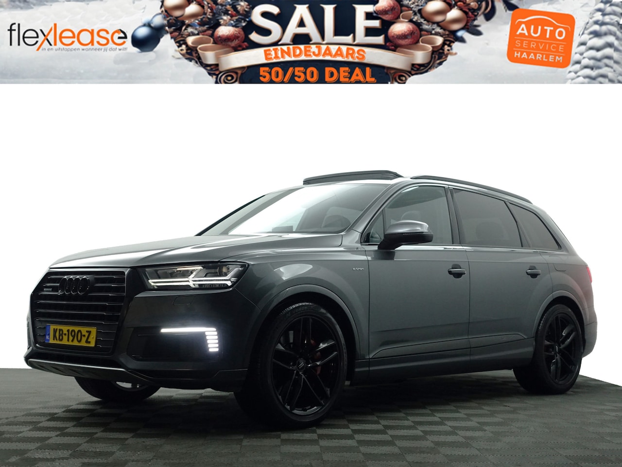 Audi Q7 - 3.0 TDI e-tron Quattro S Line Black Optic- Panoramadak, Luchtvering, Sfeerverlichting, Cam - AutoWereld.nl