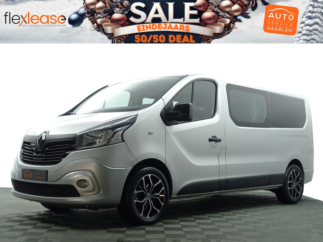 Renault Trafic - 1.6 dCi Euro 6 T29 L2 Sportline- Dubbele Cabine, 5/6 Pers, Keyless, Park Assist, Cruise, C - AutoWereld.nl