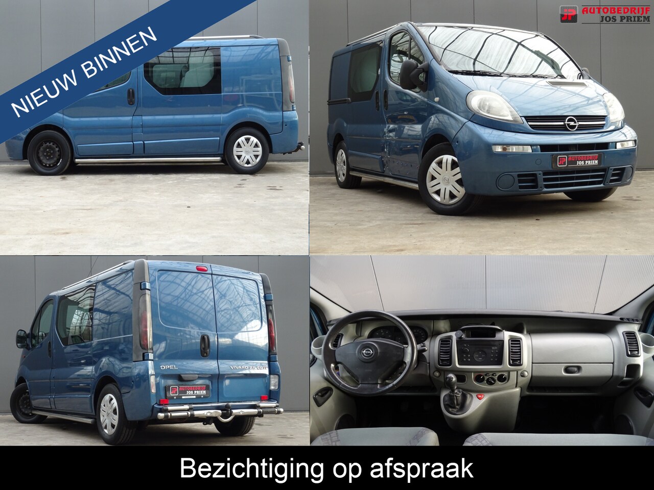 Opel Vivaro - 2.5 CDTI L1H1DC * 6 PERS. EX BTW !! - AutoWereld.nl