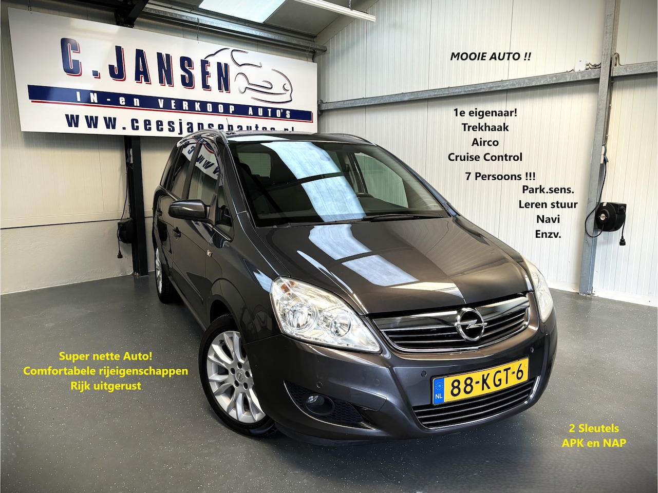 Opel Zafira - 2.2 Executive 1e eigenaar! 7 PERS !! - AutoWereld.nl