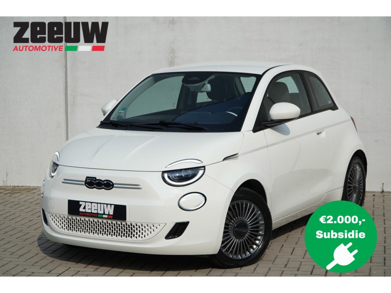 Fiat 500e - Icon 42KWH | LED | Navi | Carplay | Comfort | BTW | 16" - AutoWereld.nl