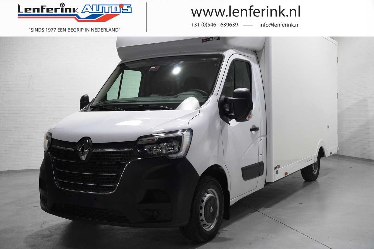 Renault Master - 2.3 dCi 145 pk Bakwagen Low Liner 20m3 Airco Cruise Control, Dakspoiler LxBxH 415x211x228 - AutoWereld.nl