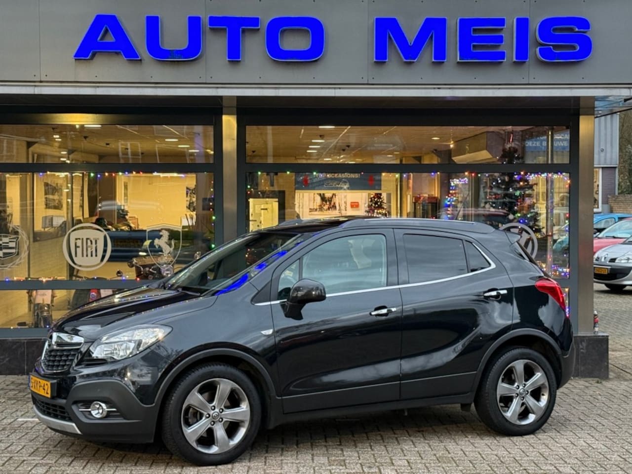 Opel Mokka - 1.4 T Cosmo Schuifdak Xenon Leder Navi PDC V+A Stuur en Stoelverw - AutoWereld.nl