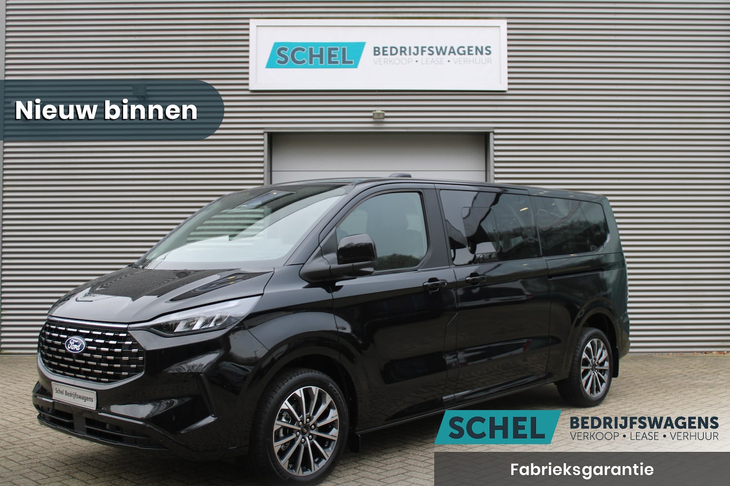 Ford Tourneo Connect - Custom 320 2.0 TDCI L2H1 Titanium X DC 170pk - Adaptive Cruise - LED - Blind Spot - Leder - AutoWereld.nl