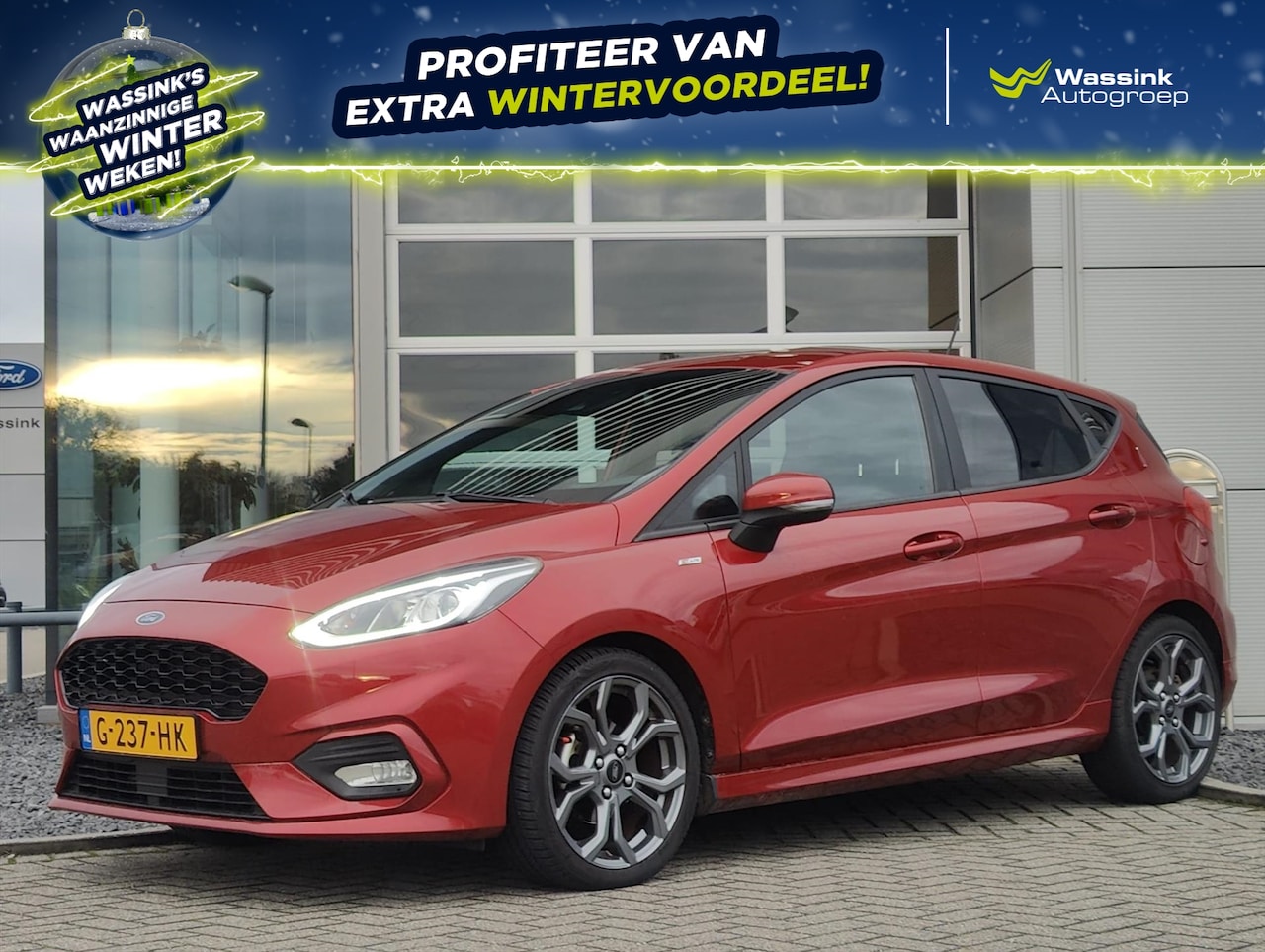 Ford Fiesta - 1.0 EcoBoost 100pk 5dr ST-Line | Cruise Control | Navigatie | Climate Control | PDC Achter - AutoWereld.nl