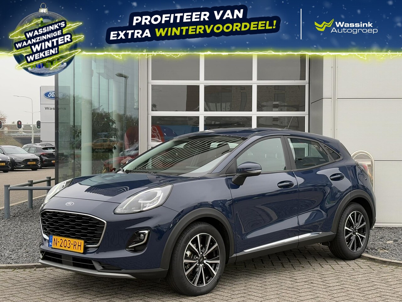 Ford Puma - 1.0i Ecoboost Hybrid 125pk Titanium | AUTOMAAT | Afneembare Trekhaak | Cruise Control | Na - AutoWereld.nl