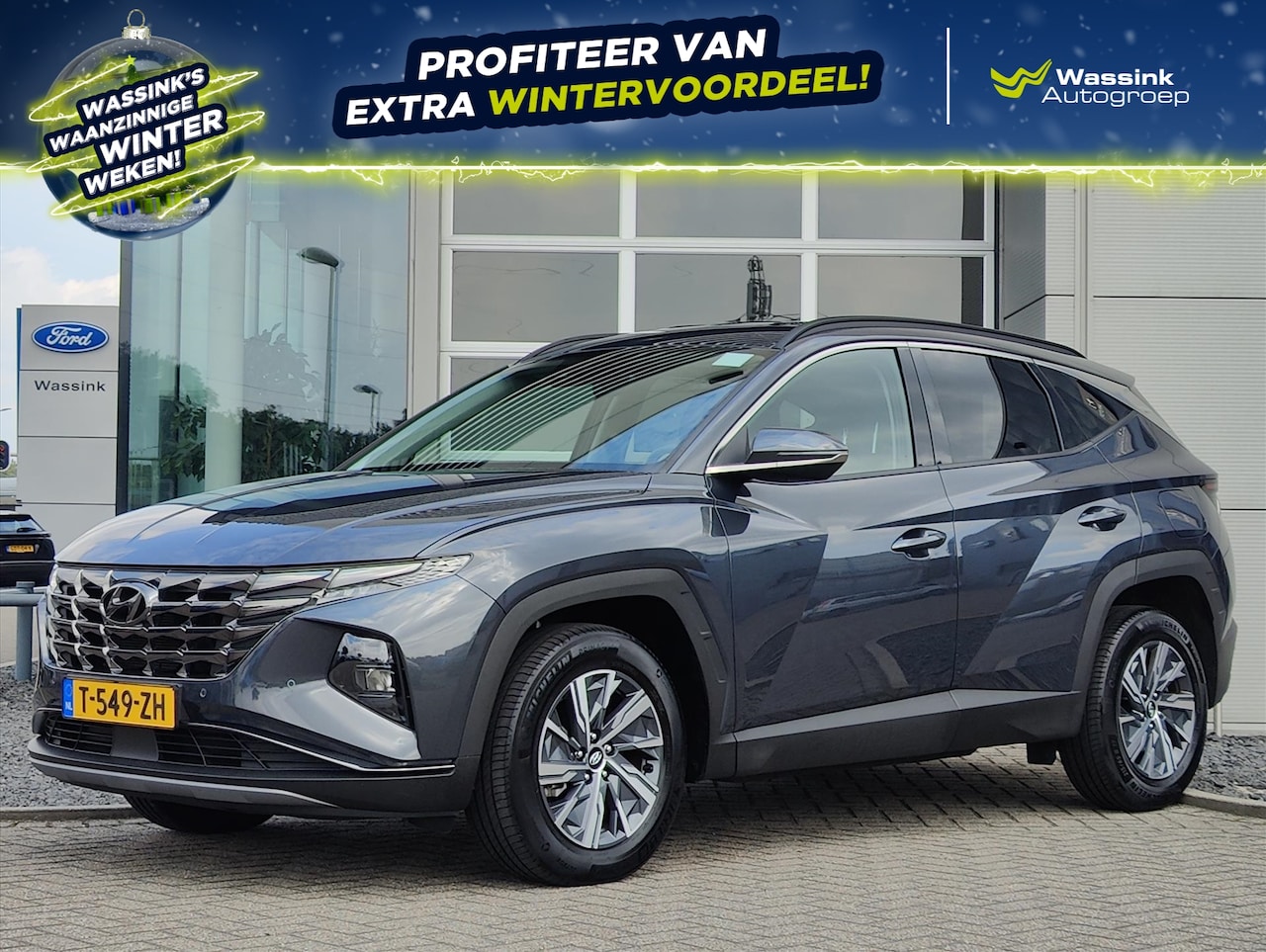 Hyundai Tucson - 1.6 T-GDi HEV 230pk Aut. Comfort Smart | Cruise Control | Climate Control | Camera Achter - AutoWereld.nl