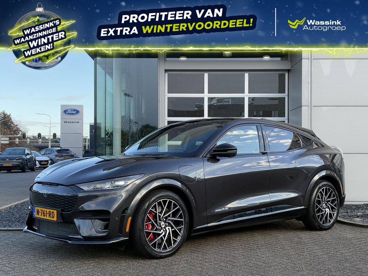 Ford Mustang Mach-E - 98kWh 487pk AWD GT | Leder/Alcantara Bekleding | B&O Audio | Volledig Elektrisch | 360° Ca - AutoWereld.nl