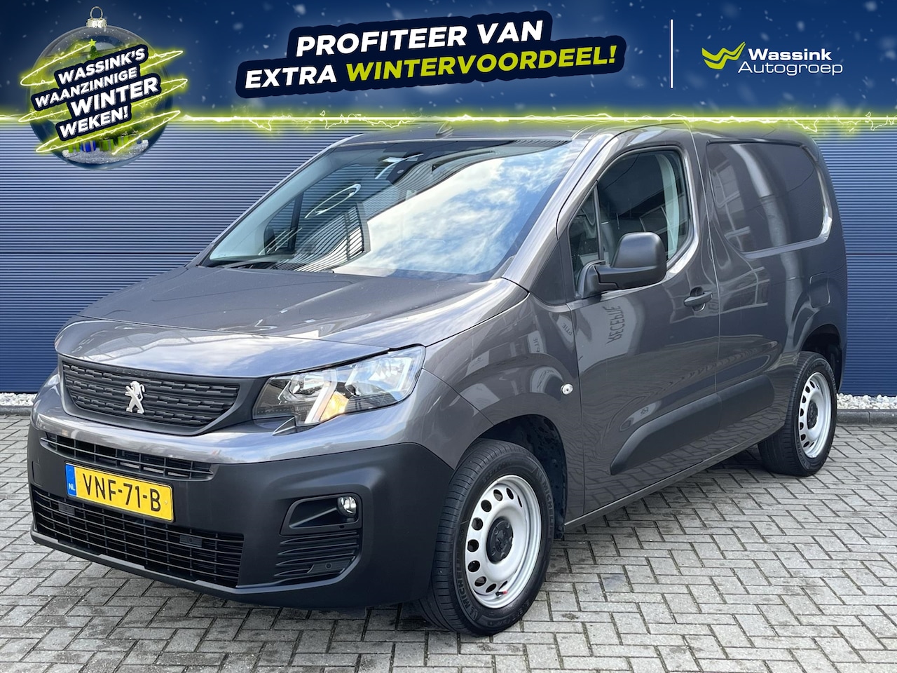 Peugeot Partner - 1.5 BlueHDi 130pk Premium | Navigatie | Airco | schuifdeur met ruit I - AutoWereld.nl