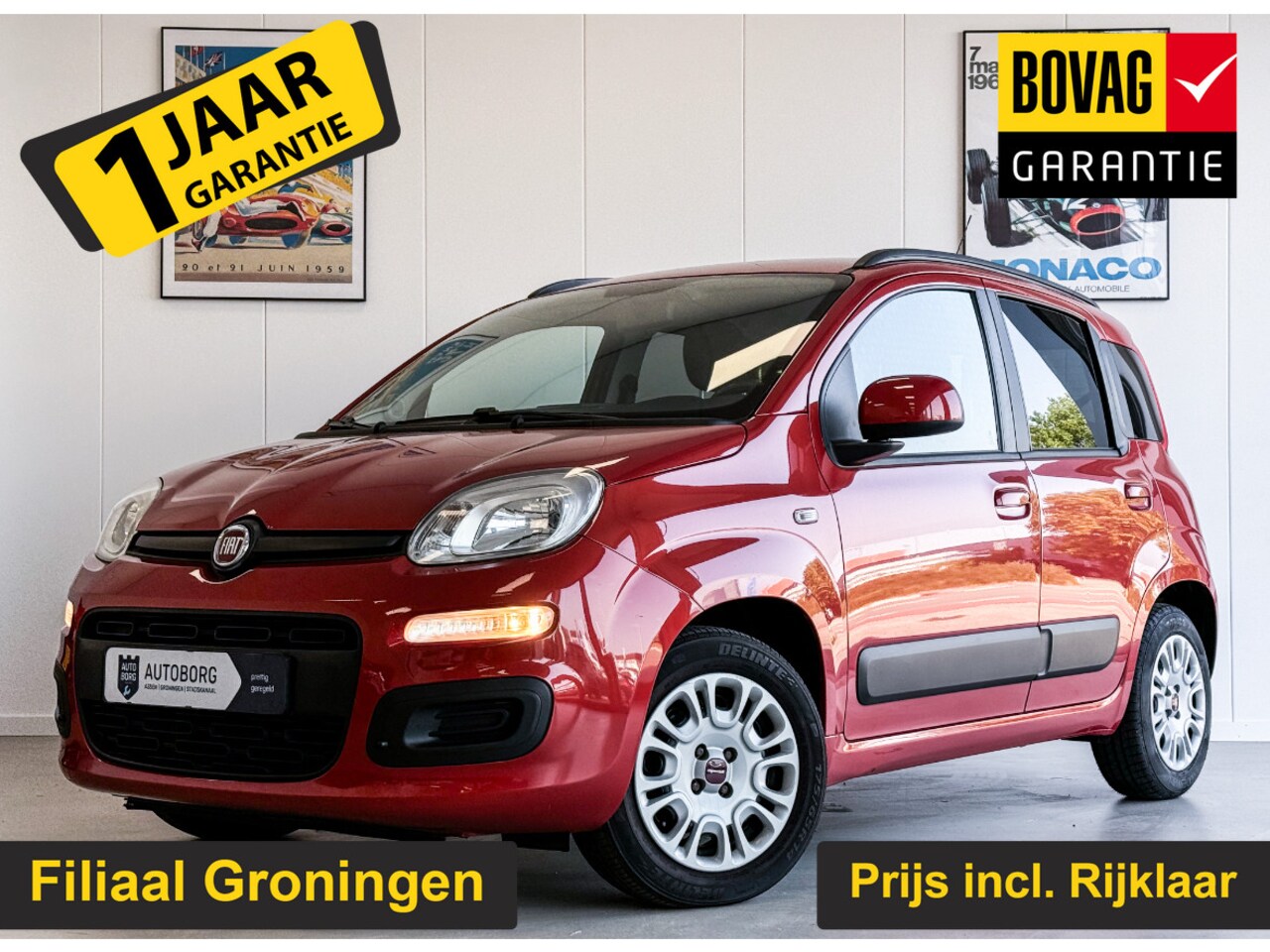 Fiat Panda - 0.9 TwinAir Lounge | Airco | Rijklaar - AutoWereld.nl