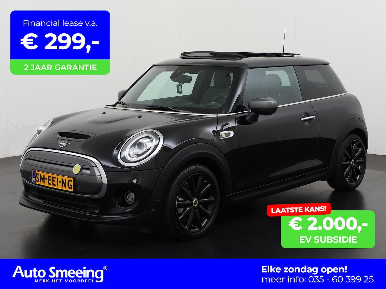 MINI Mini-Electric - Yours 33kWh | 20945 na subsidie | Schuifdak | Professional Navigatie | Harman/Kardon | Zon - AutoWereld.nl