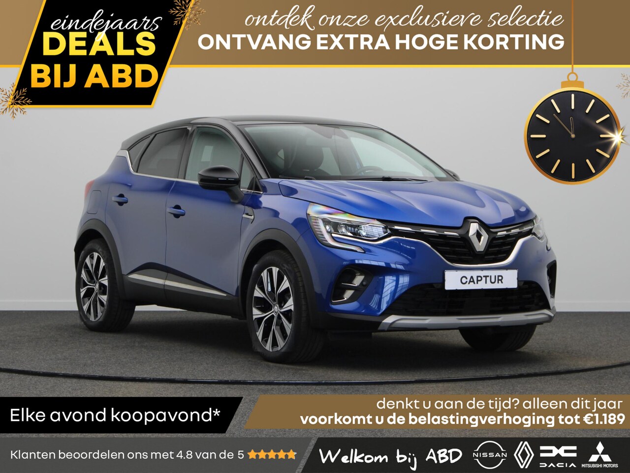 Renault Captur - 1.3 Mild Hybrid 160pk techno | Bomvol! | Adaptieve cruise control | Groot scherm | 360 gra - AutoWereld.nl