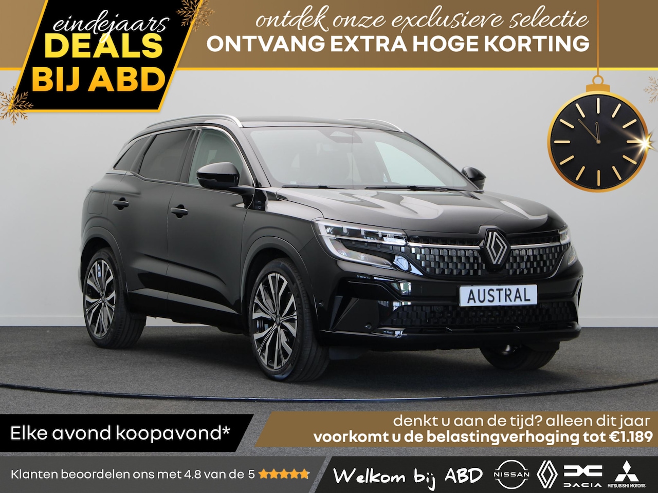 Renault Austral - E-Tech Hybrid 200pk Iconic | Harman Kardon | HUD | 4CONTROL | Voorruitverwarming | Elek. b - AutoWereld.nl