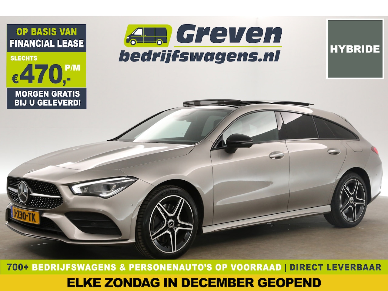 Mercedes-Benz CLA-Klasse - 250 e Business Solution AMG 262PK Hybride Automaat Pano Sfeerverl. Carplay Camera Clima Cr - AutoWereld.nl