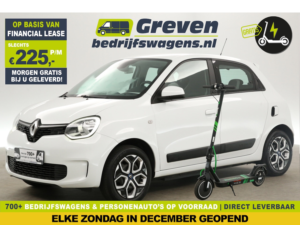 Renault Twingo Z.E. - R80 Life 22kWh Gratis E-Step! | Elektrisch Automaat Clima Carplay Cruise LED DAB+ 4 Persoo - AutoWereld.nl