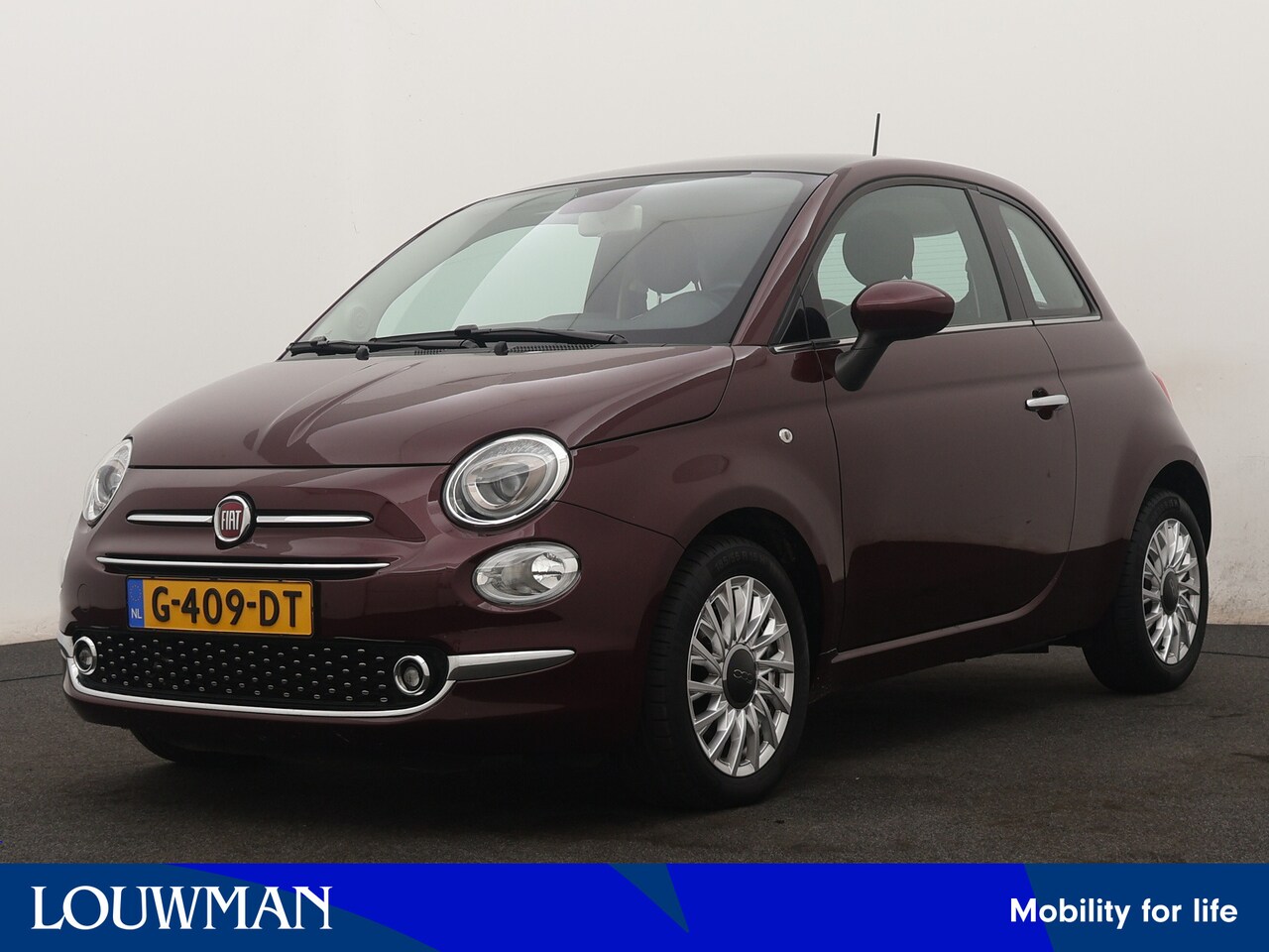 Fiat 500 - 0.9 TwinAir Turbo Lounge | Glazendak | LM Velgen | - AutoWereld.nl