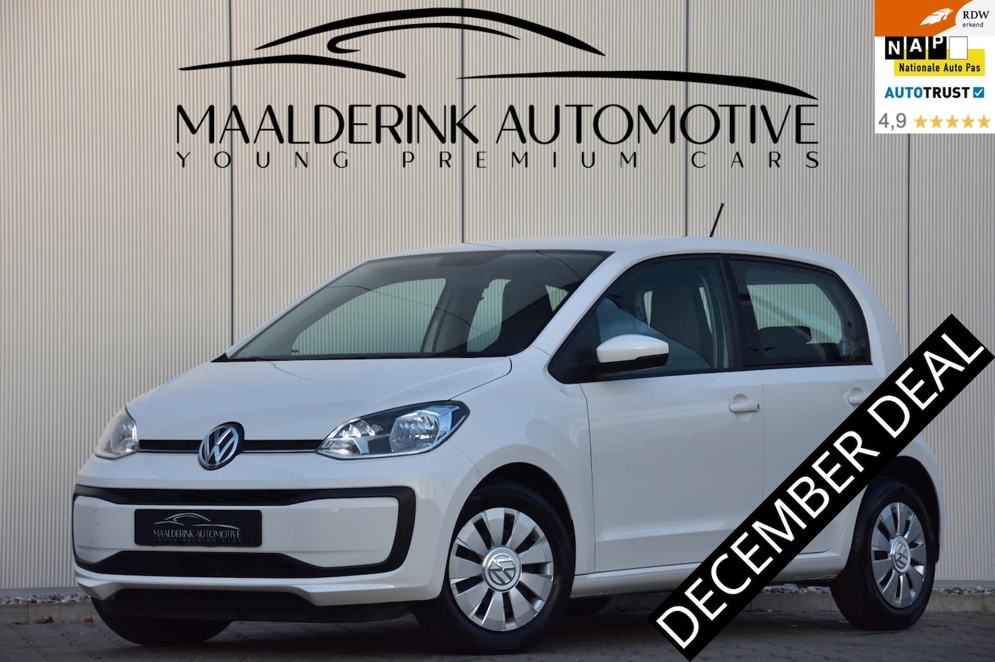 Volkswagen Up! - 1.0 BMT move up! Automaat, Airco, Bluetooth, 5-deurs - AutoWereld.nl