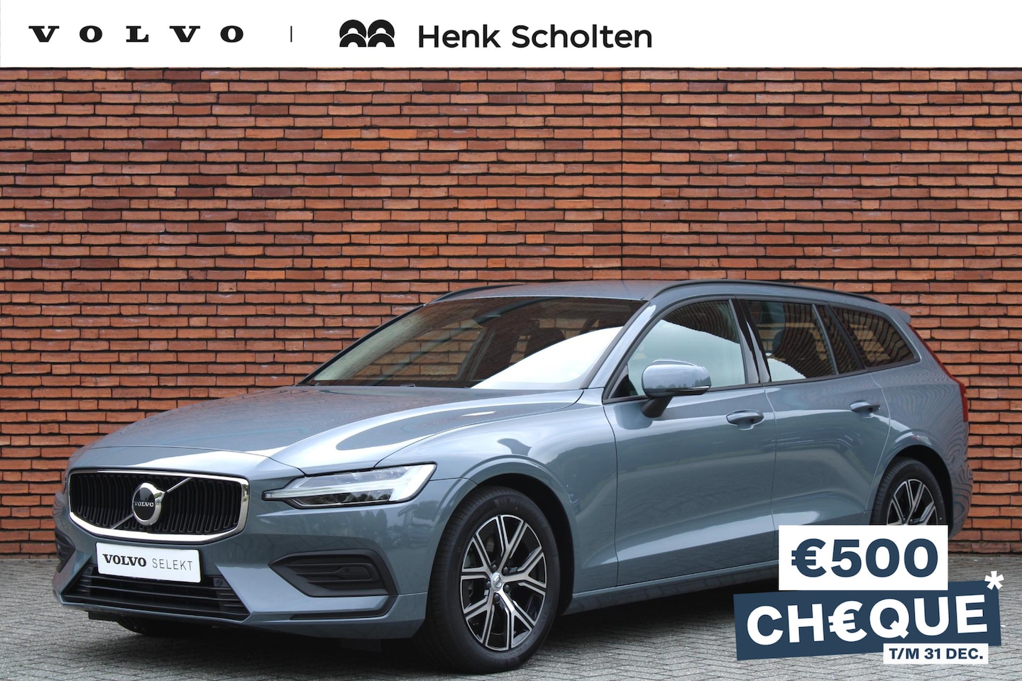 Volvo V60 - B3 AUT7 163PK Essential Edition, Park Assist Voor & Achter incl. Parkeercamera, Adaptieve - AutoWereld.nl