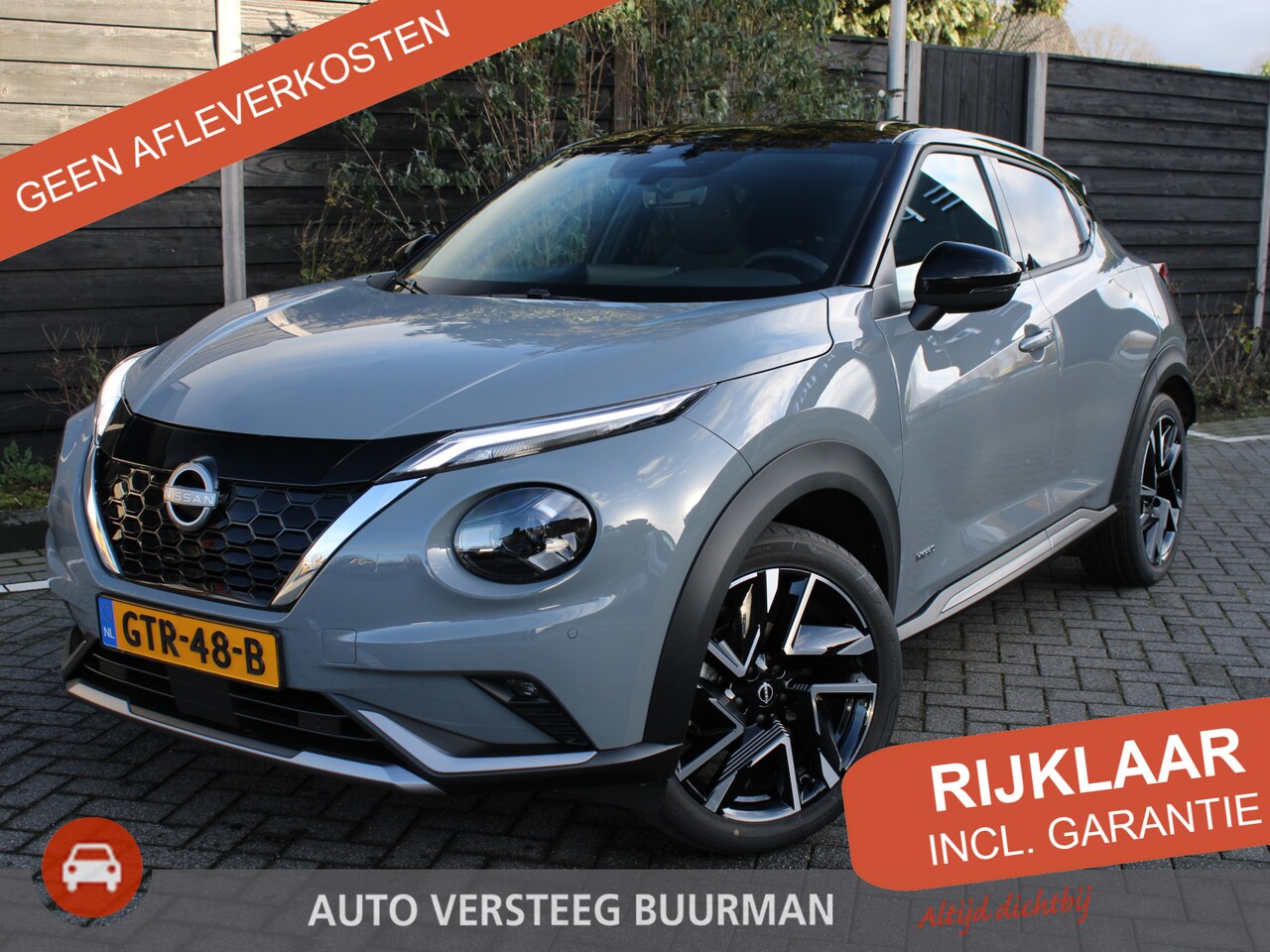 Nissan Juke - 1.6 Hybrid 143PK N-Design Automaat Navigatie,  Achteruitrijcamera, Keyless Entry & Start, - AutoWereld.nl