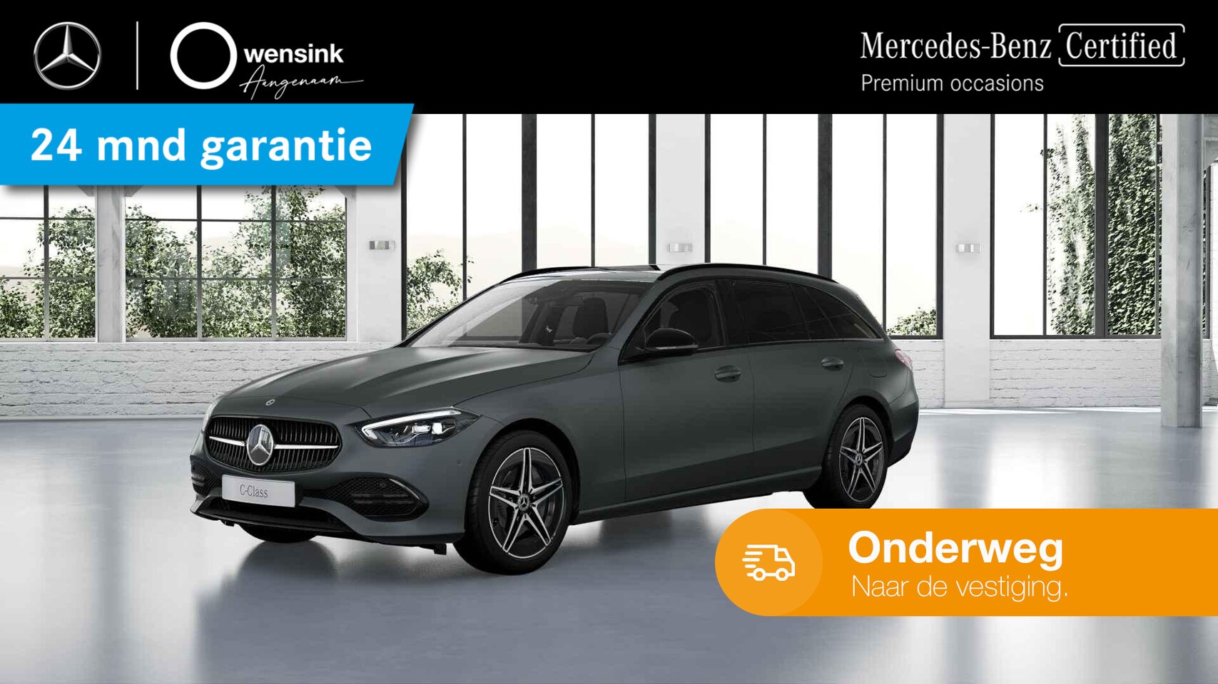 Mercedes-Benz C-klasse Estate - 300 e Luxury Line | Night | Premium Audio | Panoramadak | Massage | Rijassistentiepakket P - AutoWereld.nl