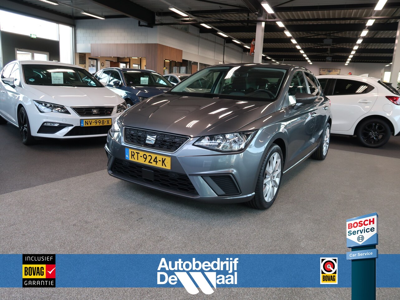 Seat Ibiza - 1.0 TSi 95pk Style Bns. Intense 5-drs. CAMERA/CARPLAY/NAVI/ADAPT.CRUISE/PDC/17INCH - AutoWereld.nl