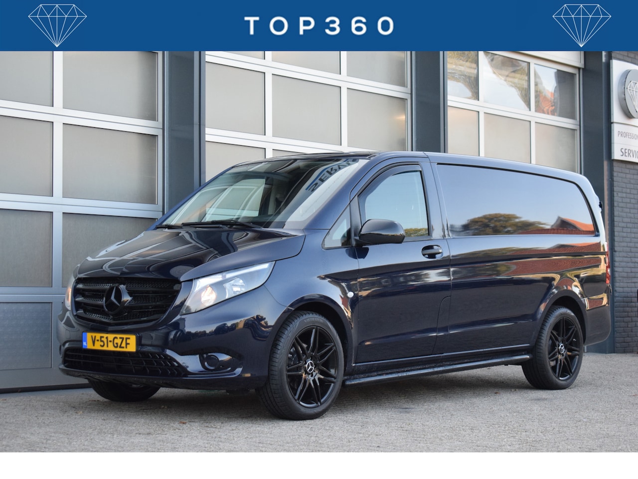 Mercedes-Benz Vito - 116 CDI Lang Automaat | Leer | Donkerblauw! | Achteruitrijcamera | CC - AutoWereld.nl