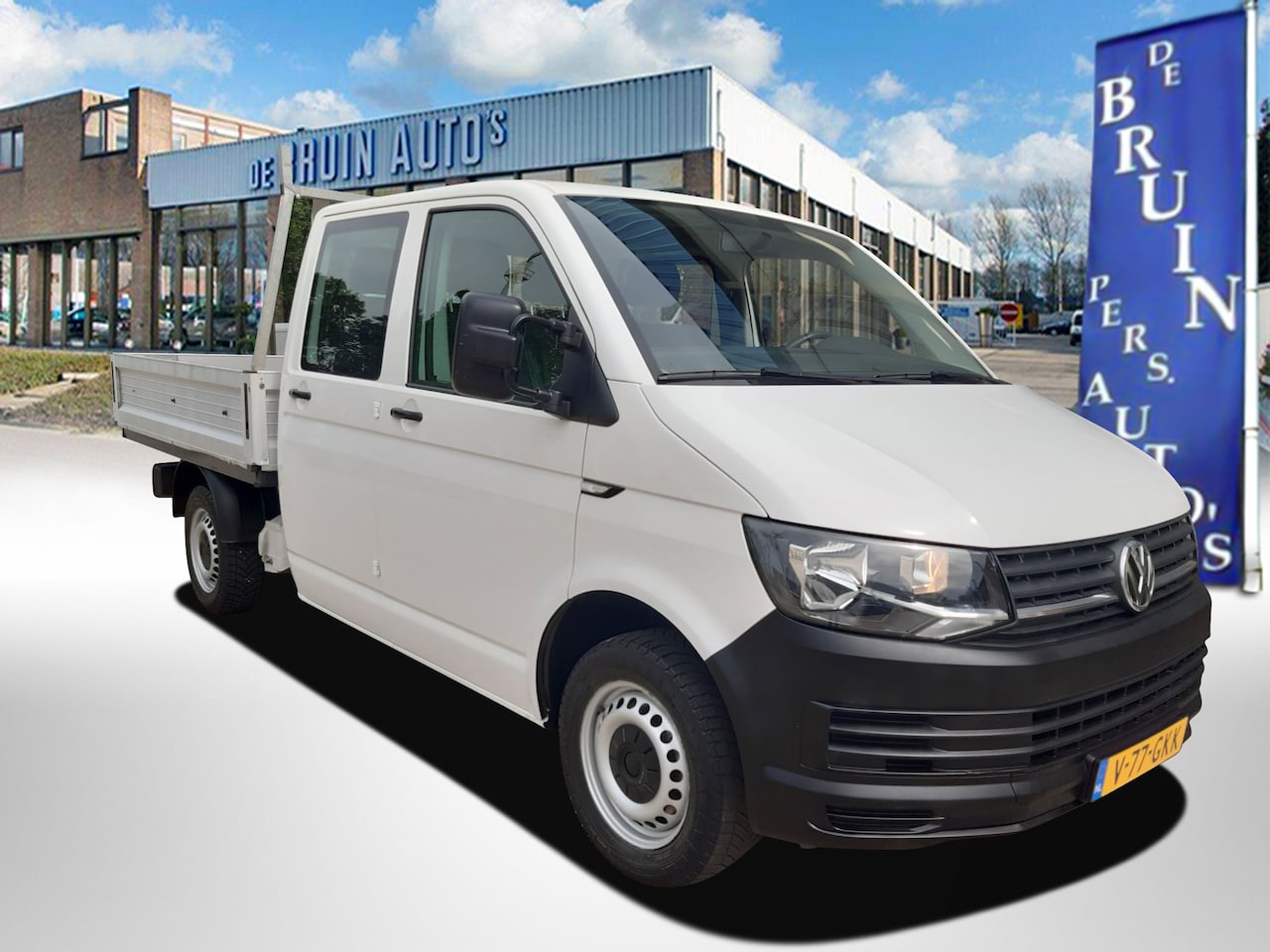 Volkswagen Transporter - Benzine DC Open Laadbak Pick-Up Benzine - AutoWereld.nl