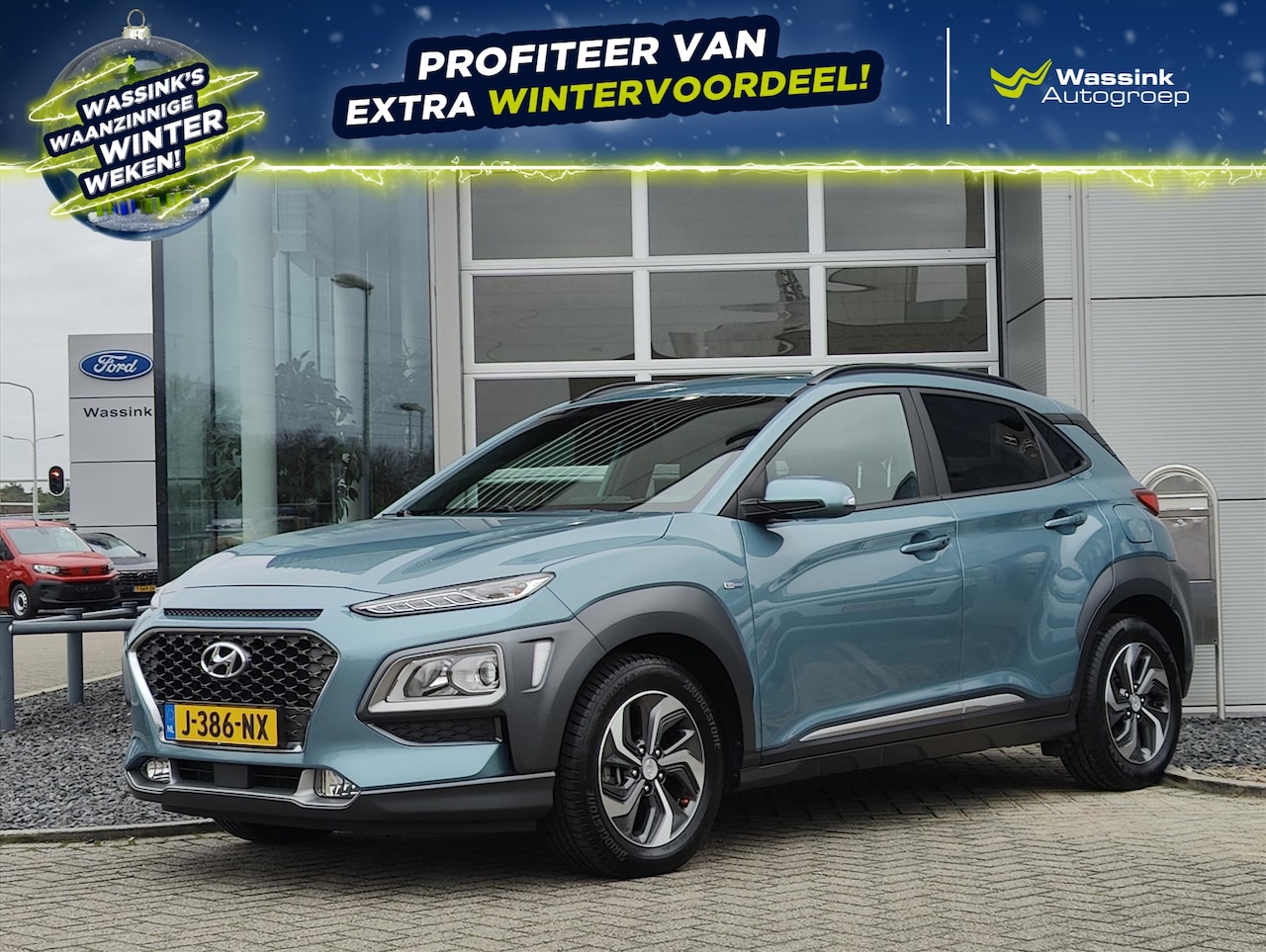 Hyundai Kona - GDI 141pk HEV 2WD Fashion Design Sky | Automaat | Schuif-/kantel dak | Trekhaak | PDC & Ca - AutoWereld.nl