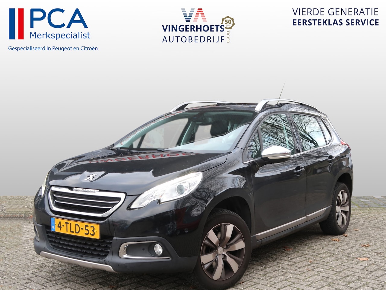 Peugeot 2008 - 1.6-16v Bezine Luxe Allure * Navigatie * Panoramadak * Zwart * Vierseizoenenbanden * L.M. - AutoWereld.nl