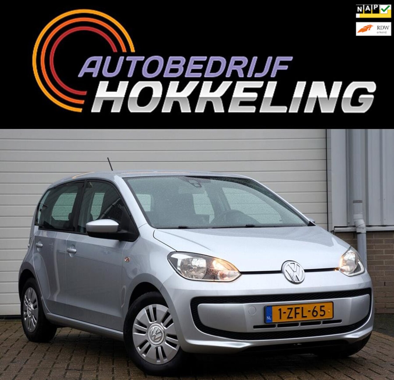 Volkswagen Up! - 1.0 move up! BlueMotion; 5-Deurs+Airco+Navigatie=NL AUTO !! - AutoWereld.nl