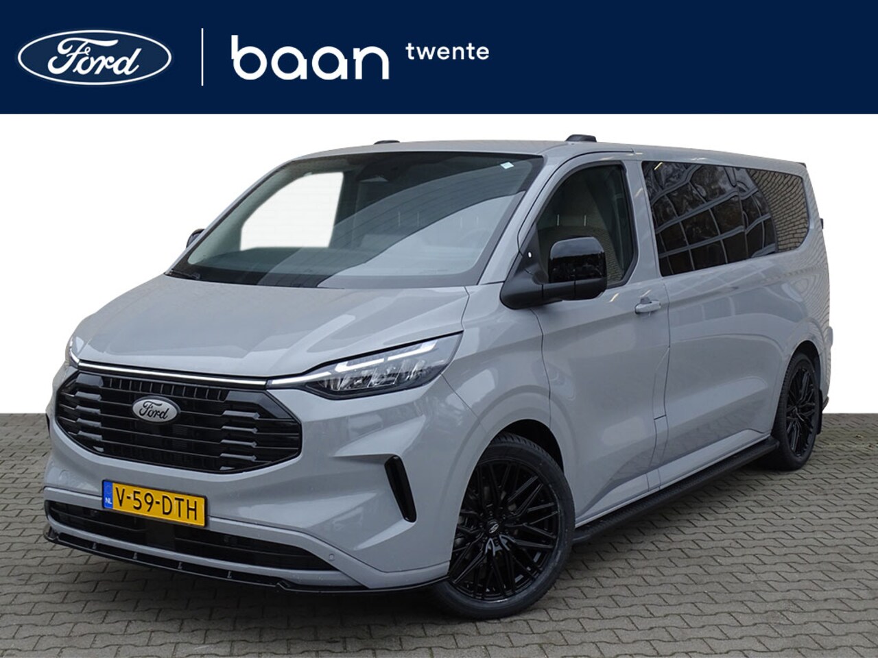 Ford Transit Custom - 300 L2H1 2.0 TDCI 136pk Limited Automaat grey matter / trekhaak / all weather banden / bli - AutoWereld.nl