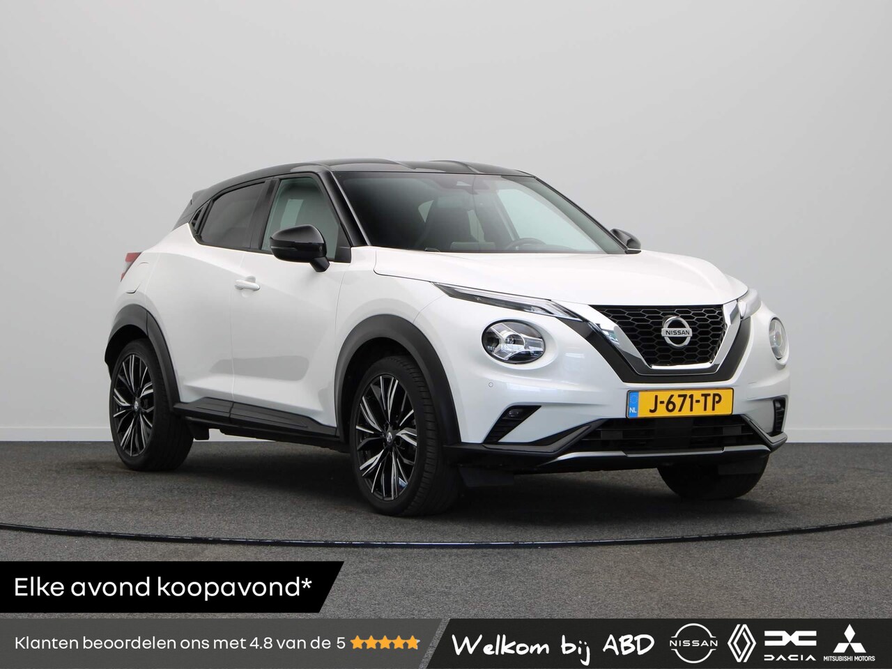 Nissan Juke - 116pk DIG-T N-Design | Unieke Two-Tone Lak | Cruise Control | 360 Graden Camera | Keyless - AutoWereld.nl