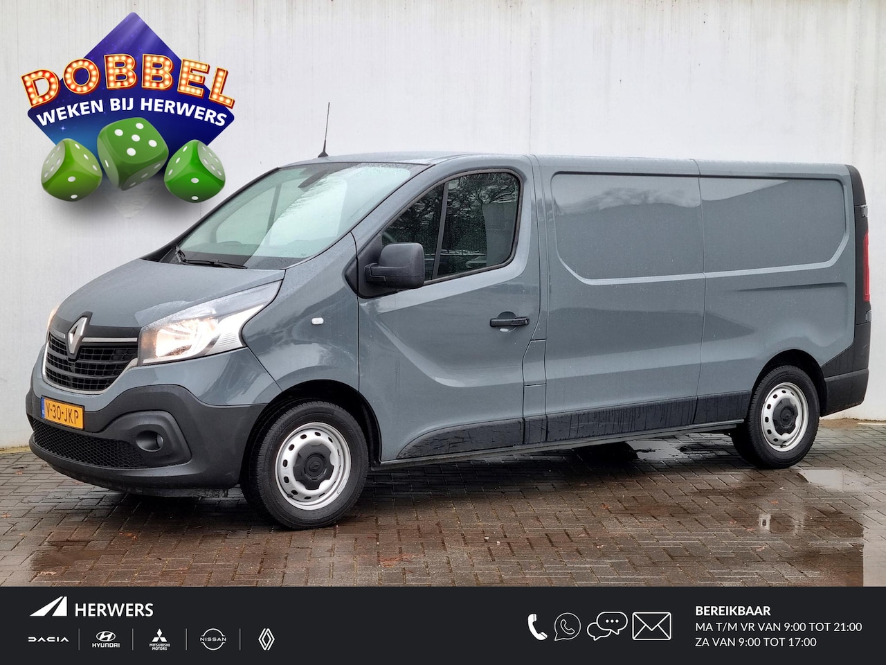 Renault Trafic - 2.0 dCi 145 T30 L2H1 Comfort / 2000KG Trekgewicht / Navigatie / Achteruitrijcamera / Airco - AutoWereld.nl