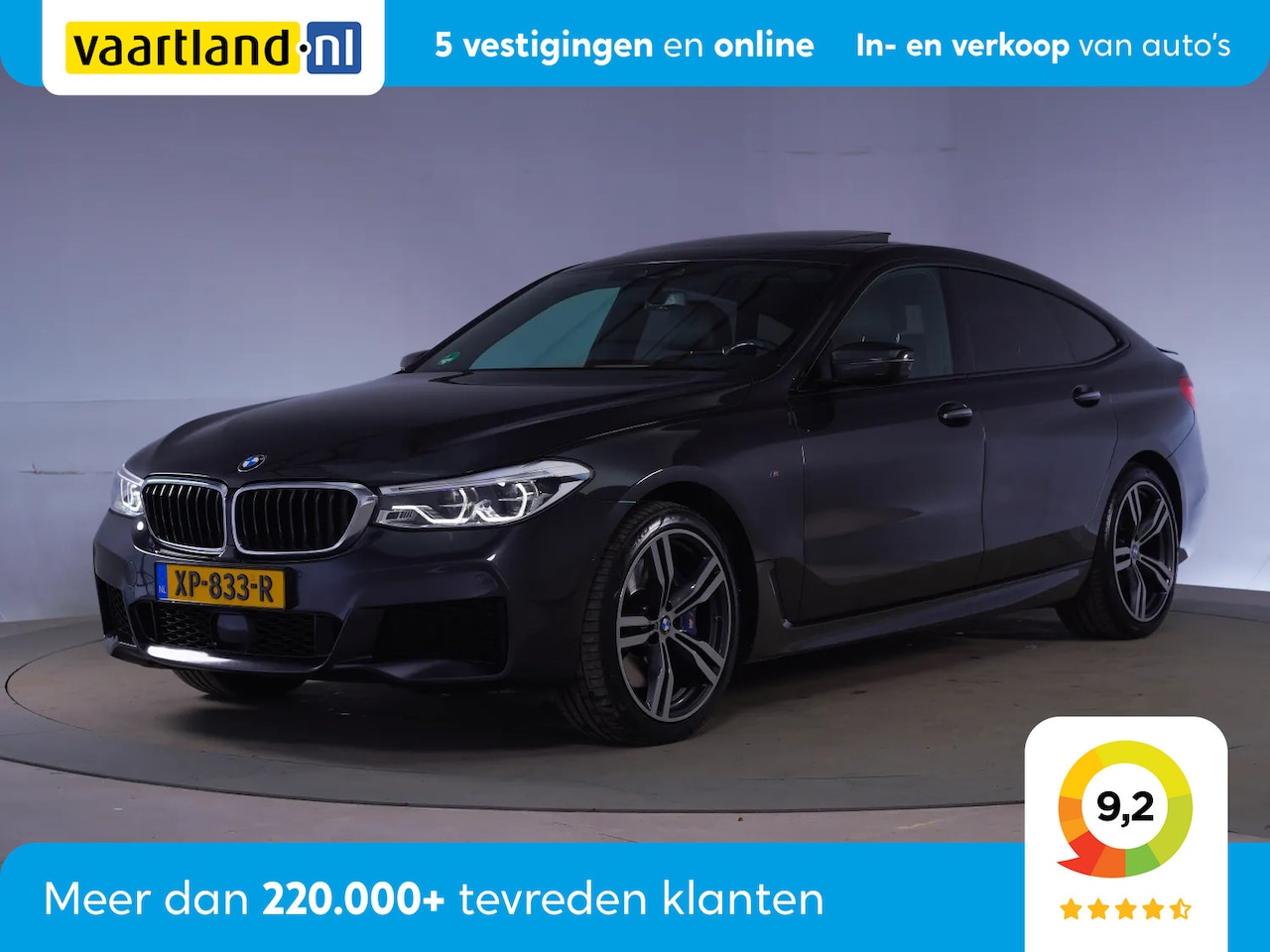 BMW 6-serie Gran Turismo - GT 640i xDrive M Sport High Executive [ Pano Soft-close Massage Nappaleder Bowers&Wilkins - AutoWereld.nl