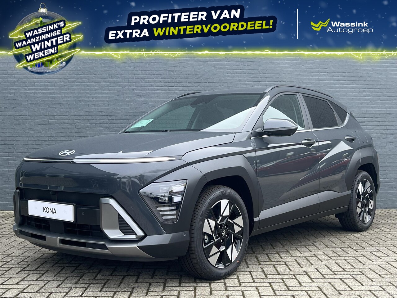 Hyundai Kona - New 1.6 GDI HEV 141pk DCT Premium Sk - AutoWereld.nl