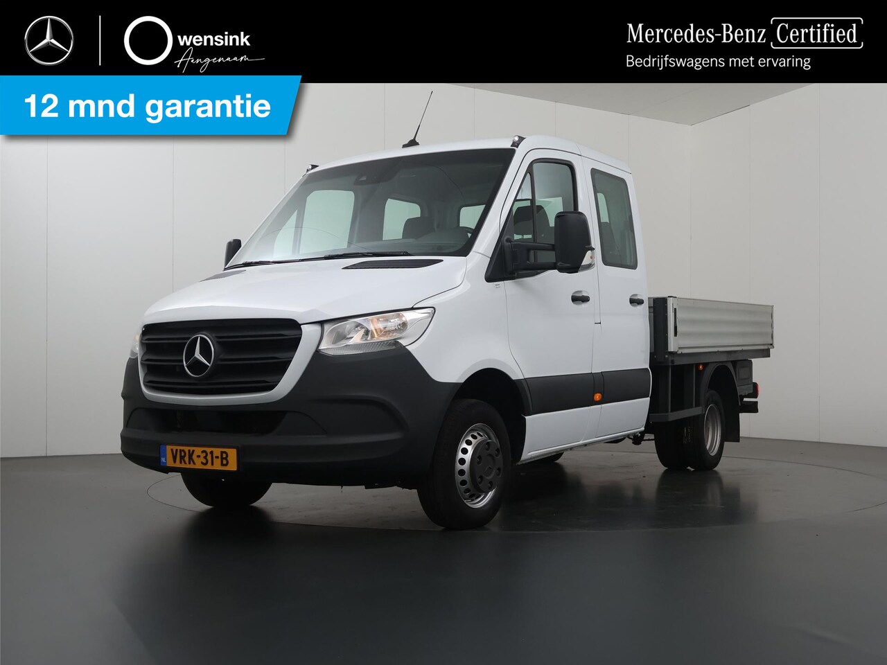 Mercedes-Benz Sprinter - 515 CDI Aut. | L2 | DC | Open Laadbak | Airco | Navigatie | Trekhaak 3500 KG | 6-zits | Ce - AutoWereld.nl