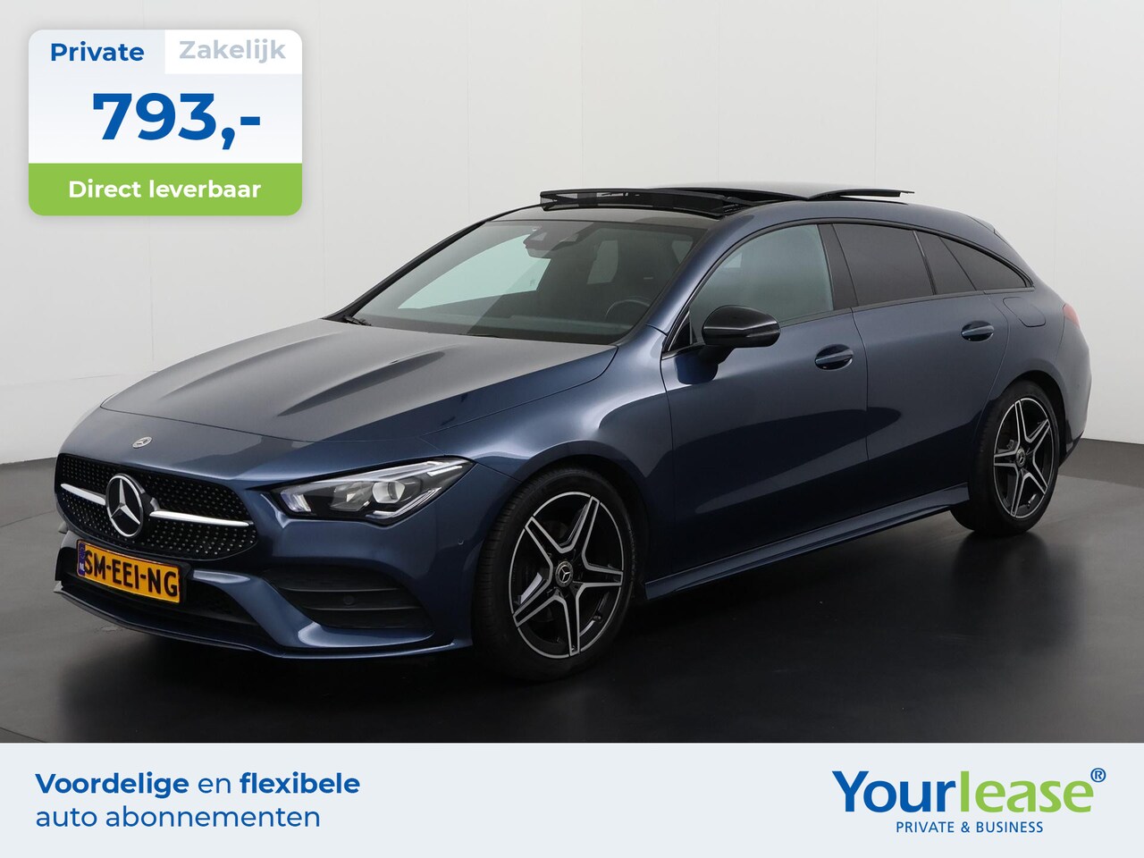 Mercedes-Benz CLA-klasse Shooting Brake - 180 AMG Line | All-in 793,- Private Lease | Zondag Open! - AutoWereld.nl