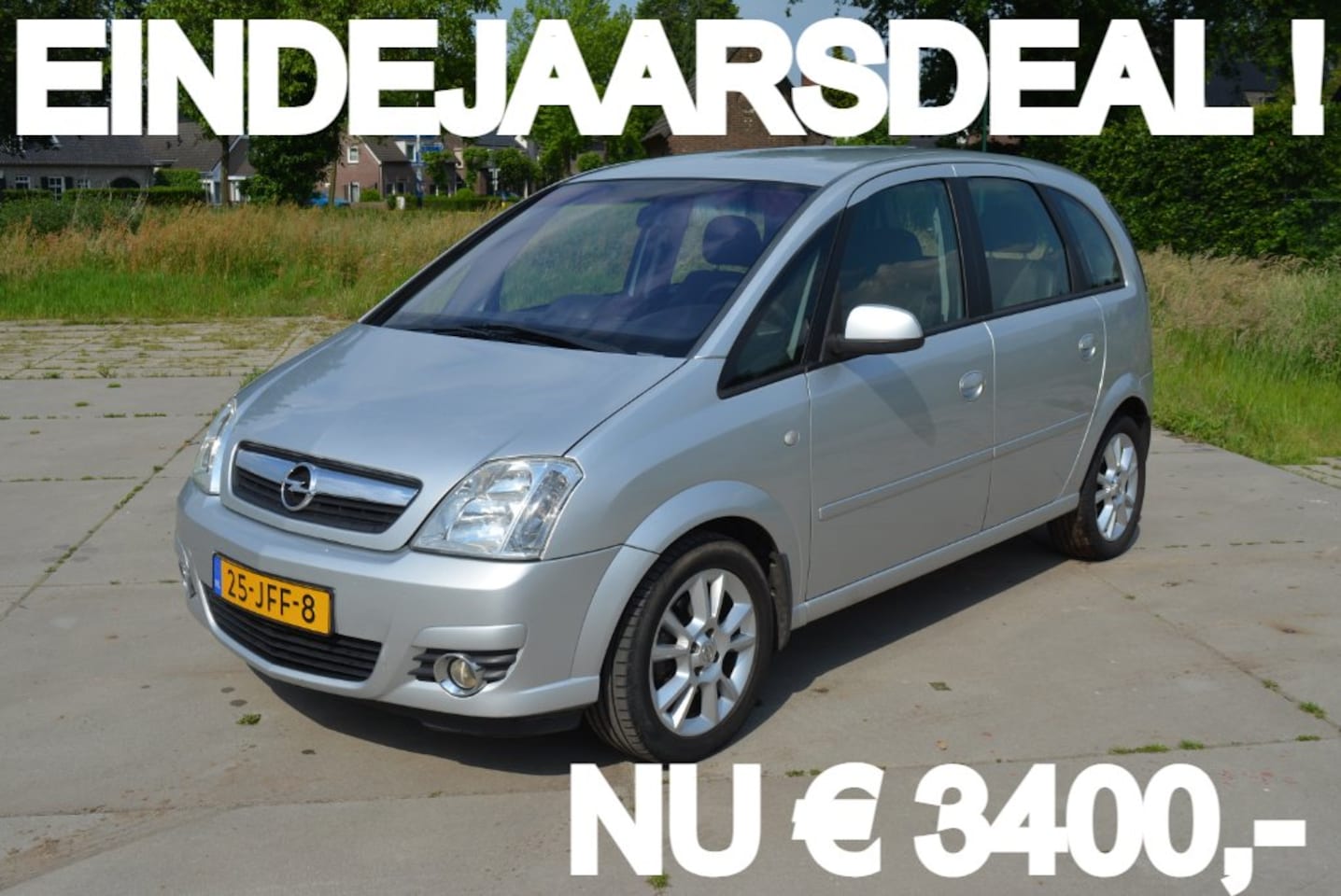 Opel Meriva - 1.6-16V Cosmo | Climate Control | LM Velgen | Trekhaak | PDC | Getint Glas VERKOOP TELEFON - AutoWereld.nl