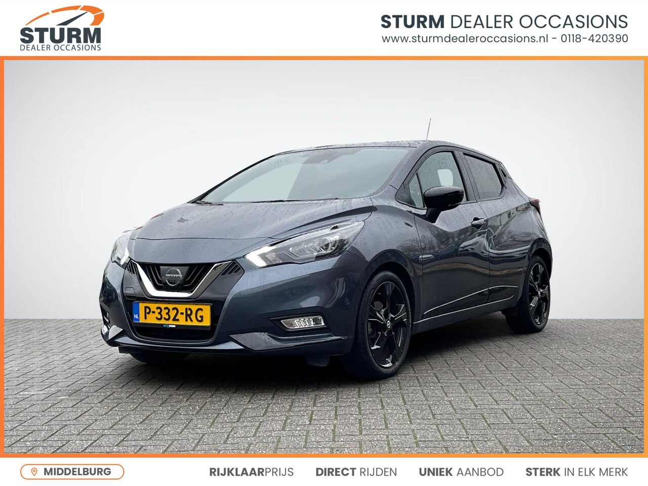 Nissan Micra - 1.0 IG-T N-Sport | Apple Carplay/Android Auto | Leder/Alcantara | LED Koplampen | 17'' Vel - AutoWereld.nl