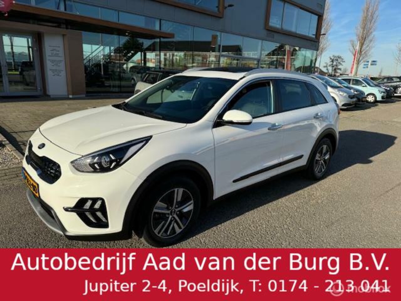 Kia Niro - 1.6 GDi Hybrid DynamicLine Style Pack 1.6 GDi Hybrid DynamicLine Style Pack , Schuif - Kantel dak , Navigatie , Bluetooth , Carp - AutoWereld.nl