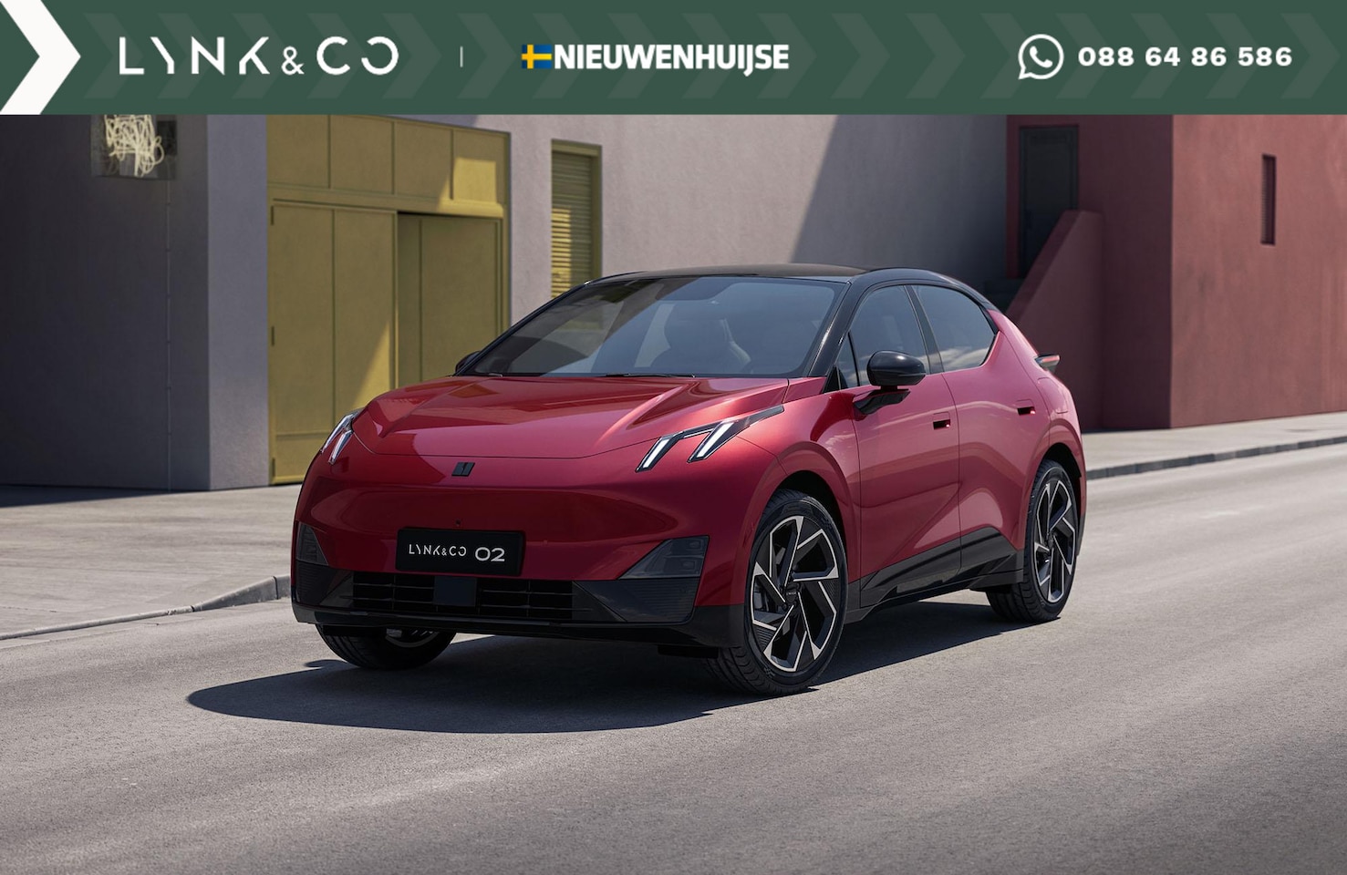 Lynk & Co 02 - More 66 kWh | SNEL LEVERBAAR  | TECHNO MAGENTA - AutoWereld.nl